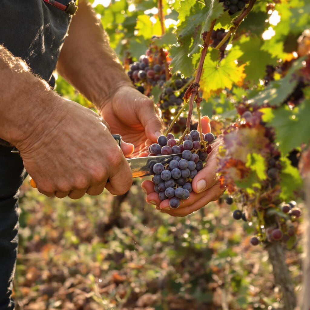 Recolte Raisin Vin Alsace