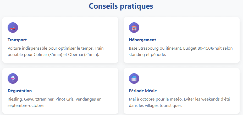 Conseils Pratiques