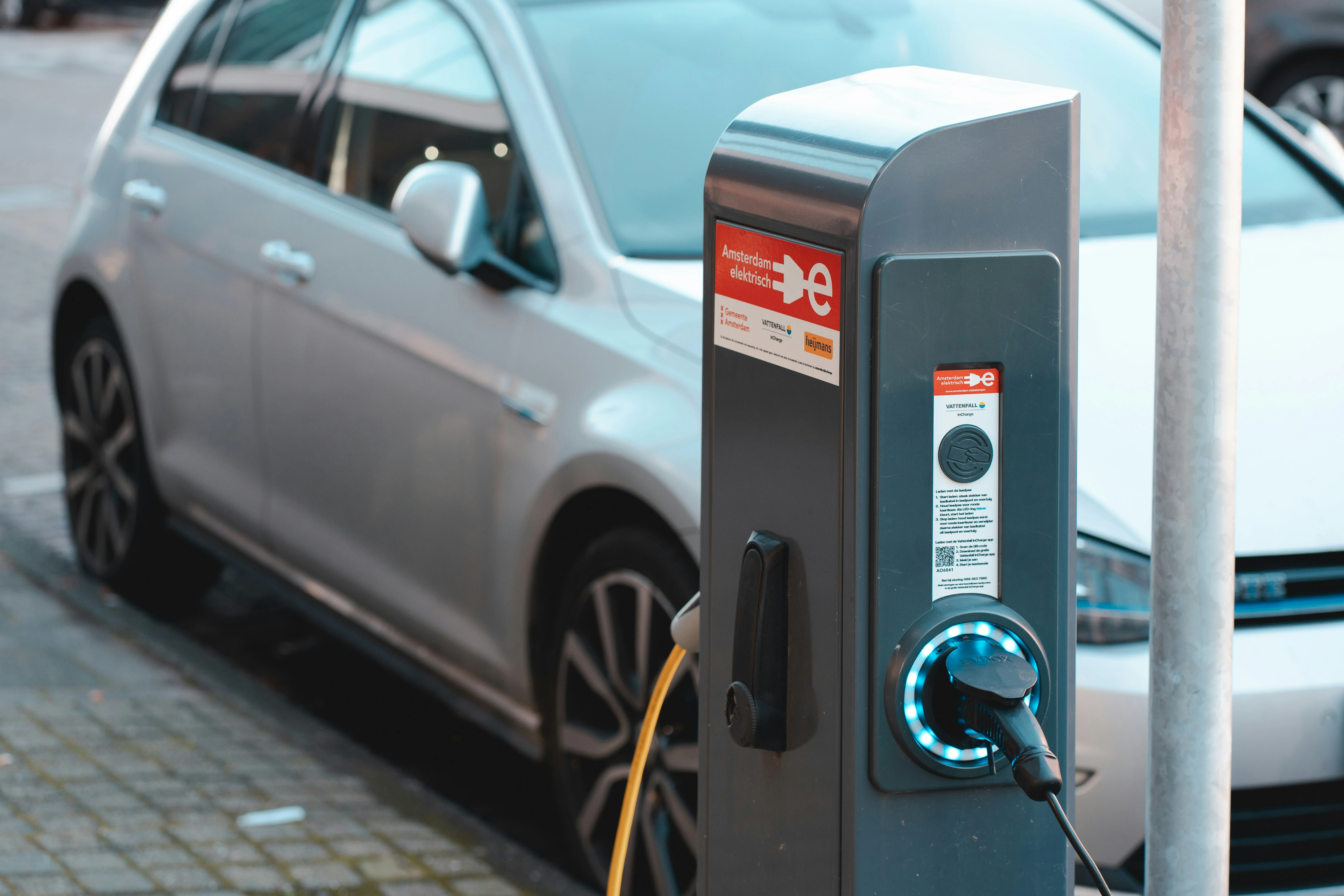 Borne de recharge électrique à Strasbourg