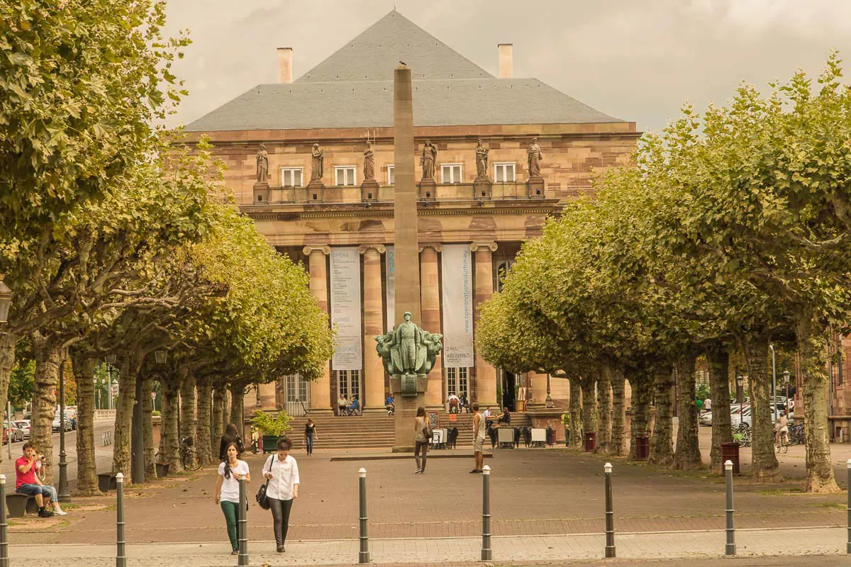 La place Broglie et l'Opéra de Strasbourg