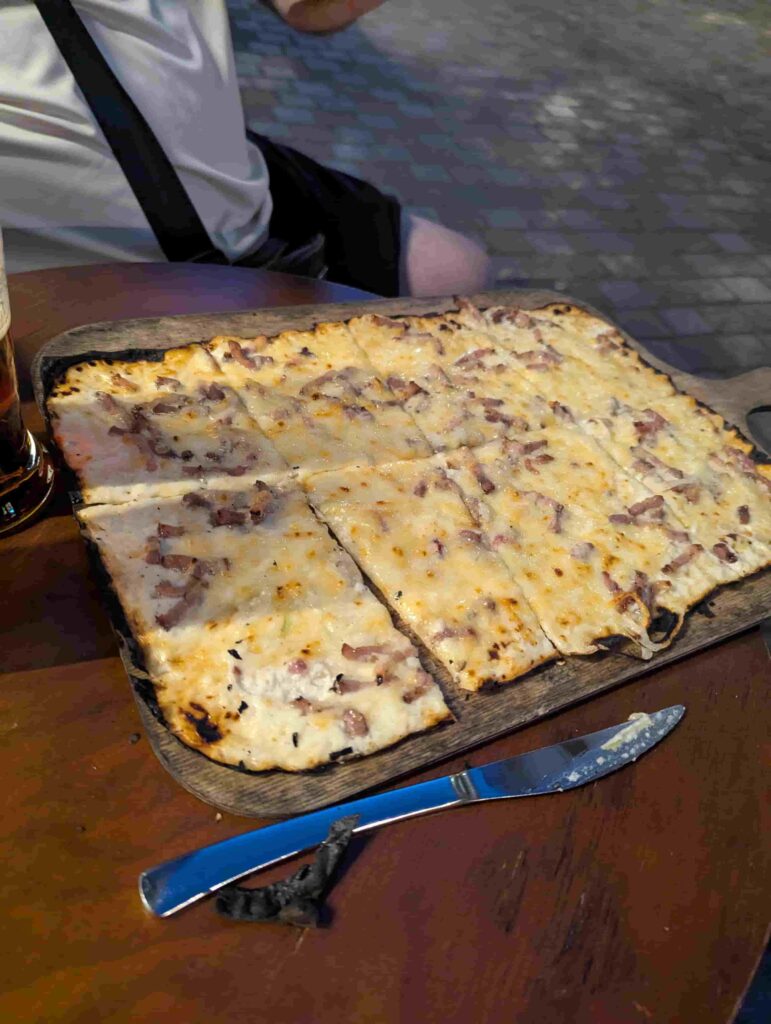 tarte flambée à strasbourg